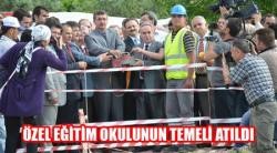 SOSEV Özel Eğitim Okulunun Temeli Törenle Atıldı
