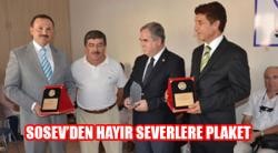 SOSEV’den Özel Eğitim Merkezi İçin Destek Verenlere Plaket