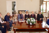Sosev Yönetim Kurulu Vali Ahmet Deniz’i makamında ziyaret edildi.