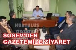 SOSEV Yönetiminden Kurtuluş Gazetesine Ziyaret